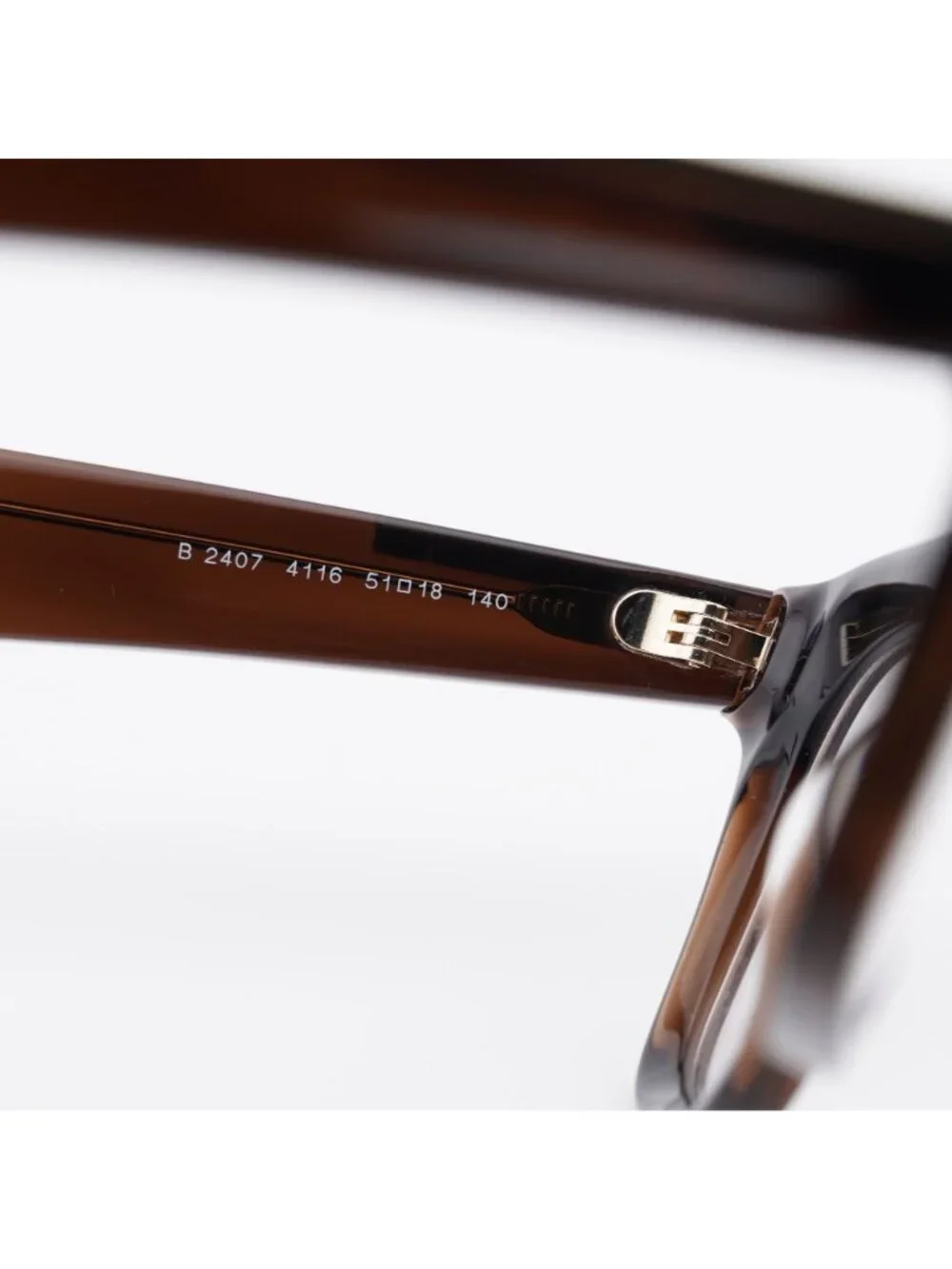 Burberry BE2407 4116 Eyeglasses Brown 51mm Square Frame